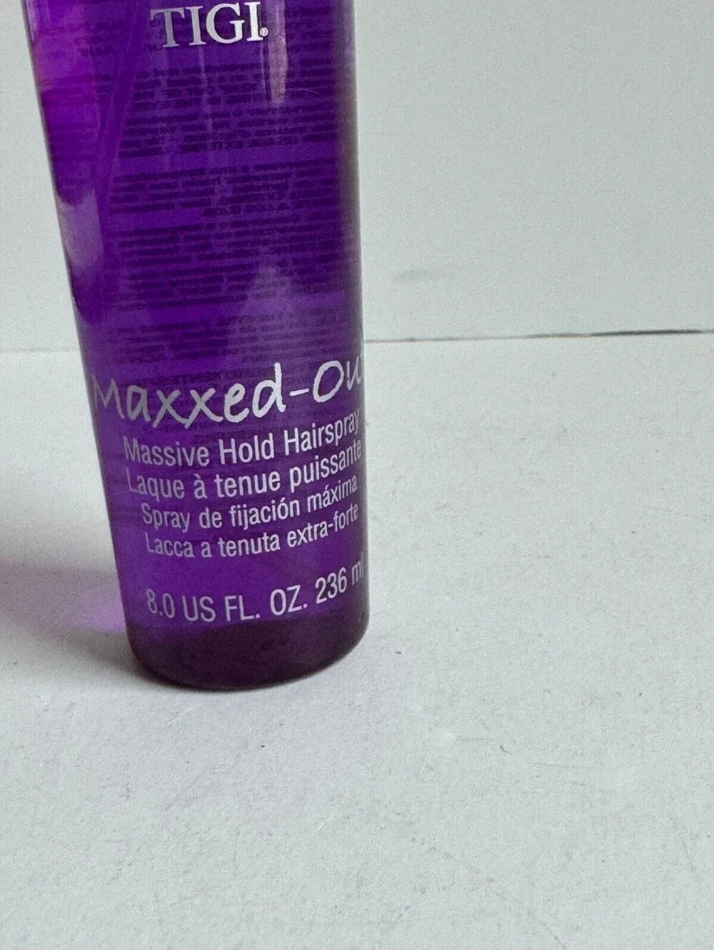 1 TIGI Bed Head Maxxed-Out Massive Hold Hairspray 8 oz NEW